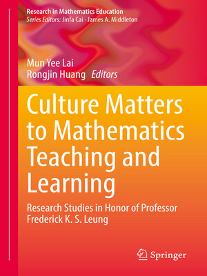 cover image of Culture Matters to Mathematics Teaching and Learning